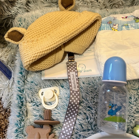 Reborn Baby Boy Doll 3/4 Silicone Limbs Cloth Body & Accessories (NEW) - Picture 11 of 13